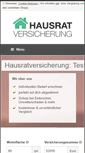 Mobile Screenshot of hausratversicherungtest.net