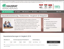 Tablet Screenshot of hausratversicherungtest.net