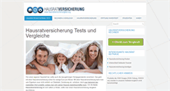 Desktop Screenshot of hausratversicherungtest.org